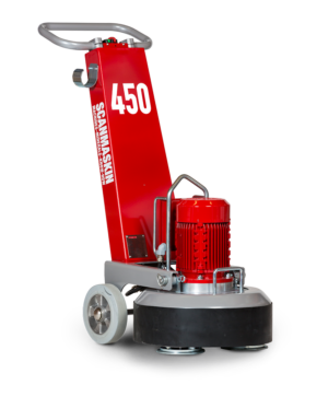 Floor grinding machine from Scanmaskin, the Scanmaskin 450 grinder.